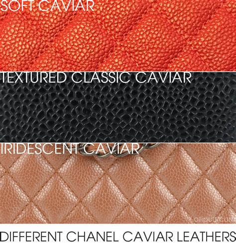 chanel grained calfskin as durable as caviar leather|Chanel Caviar Leather Guide .